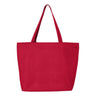 Q-Tees 25L Zippered Tote - Q-Tees Q611 Q-Tees Red One Size