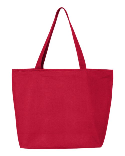 Q-Tees 25L Zippered Tote - Q-Tees Q611 Q-Tees