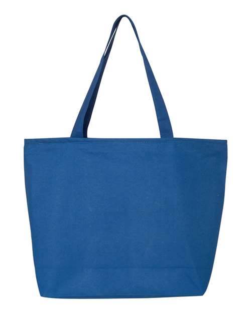 Q-Tees 25L Zippered Tote - Q-Tees Q611 Q-Tees Royal One Size