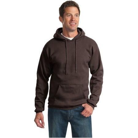 Mens Ultimate Pullover Hooded Sweatshirt Joe's USA Small Dark Chocolate Brown