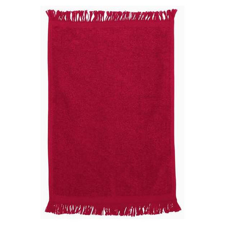 Q-Tees Fringed Fingertip Towel - Q-Tees T100 Q-Tees