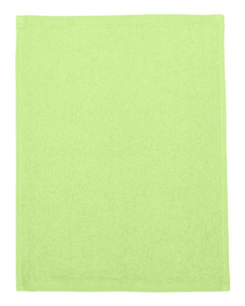 Q-Tees Hemmed Fingertip Towel - Q-Tees T600 Q-Tees Lime One Size