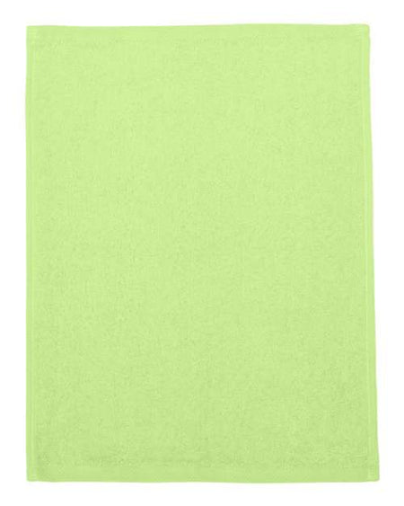 Q-Tees Hemmed Fingertip Towel - Q-Tees T600 Q-Tees Lime One Size