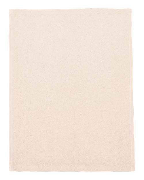 Q-Tees Hemmed Fingertip Towel - Q-Tees T600 Q-Tees Natural One Size