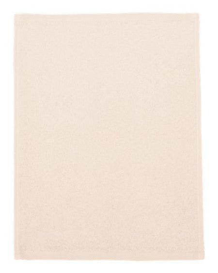 Q-Tees Hemmed Fingertip Towel - Q-Tees T600 Q-Tees Natural One Size