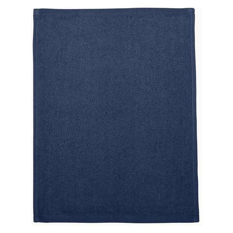 Q-Tees Hemmed Fingertip Towel - Q-Tees T600 Q-Tees Navy One Size