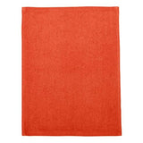 Q-Tees Hemmed Fingertip Towel - Q-Tees T600 Q-Tees Orange One Size
