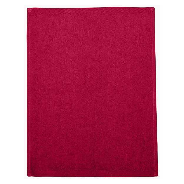 Q-Tees Hemmed Fingertip Towel - Q-Tees T600 Q-Tees Red One Size