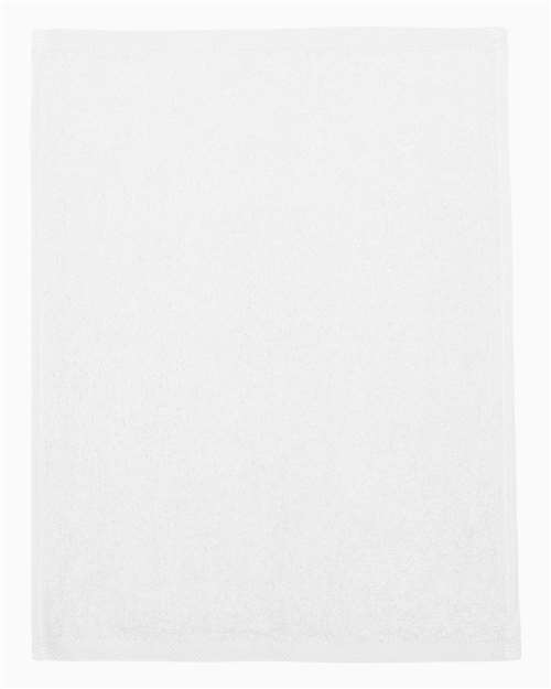 Q-Tees Hemmed Fingertip Towel - Q-Tees T600 Q-Tees White One Size