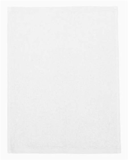 Q-Tees Hemmed Fingertip Towel - Q-Tees T600 Q-Tees White One Size