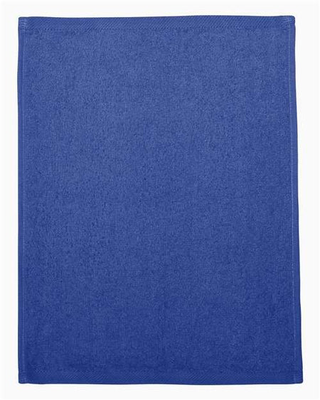 Q-Tees Hemmed Fingertip Towel - Q-Tees T600 Q-Tees Royal One Size