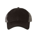 Richardson Garment-Washed Trucker Cap - Richardson 111 Richardson Black/ Charcoal Adjustable