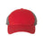 Richardson Garment-Washed Trucker Cap - Richardson 111 Richardson Red/ Charcoal Adjustable