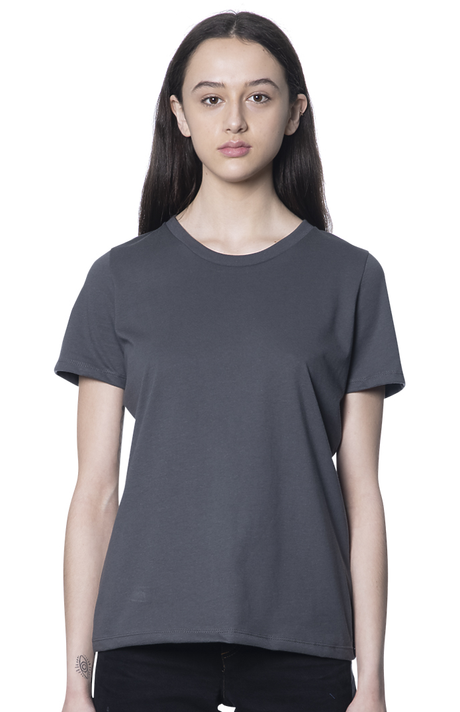 Royal Apparel 5120 Women's Relaxed Fit Short Sleeve Tee - Asphalt