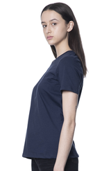Royal Apparel 5120 Women's Relaxed Fit Short Sleeve Tee - Navy