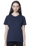 Royal Apparel 5120 Women's Relaxed Fit Short Sleeve Tee - Navy