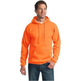 Mens Ultimate Pullover Hooded Sweatshirt Joe's USA Medium Safety Orange