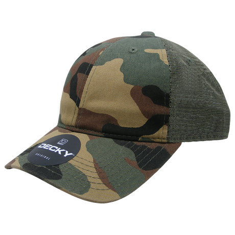 Decky Women's 6 Panel Low Profile Relaxed Cotton Trucker | Decky 5122