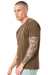 Royal Apparel 5151PD Unisex Vintage Pigment Dyed Tee - Java