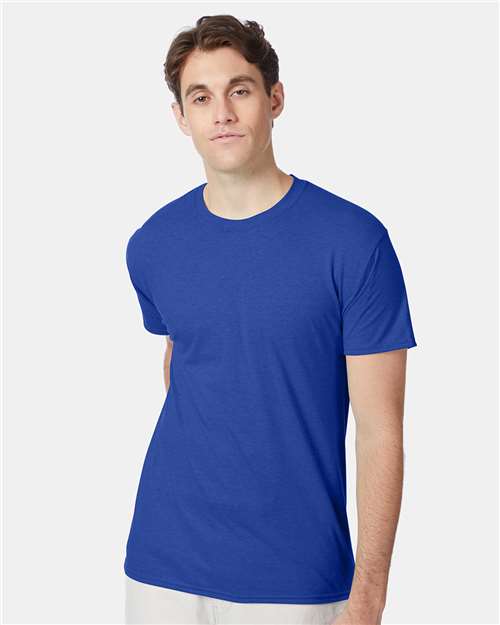 Hanes Perfect-T Triblend T-Shirt - Royal Triblend - Hanes 42TB Hanes Royal Triblend S