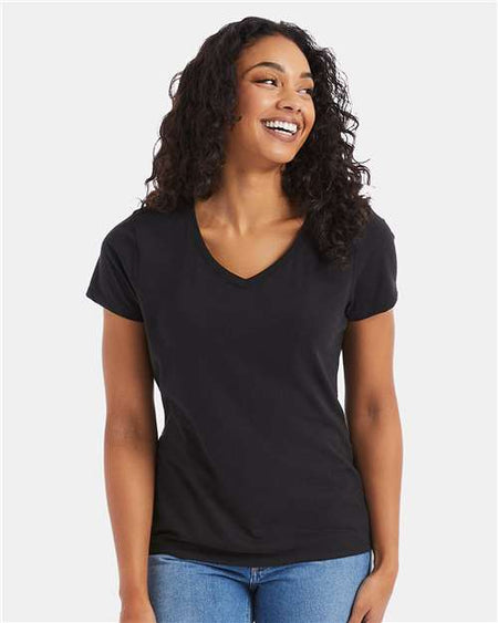 Hanes Perfect-T Women’s Triblend V-Neck T-Shirt - Hanes 42VT Hanes