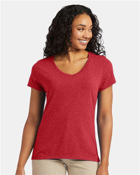 Hanes Perfect-T Women’s Triblend V-Neck T-Shirt - Hanes 42VT Hanes