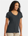 Hanes Women's Perfect-T Triblend V-Neck T-Shirt - Hanes 42VT