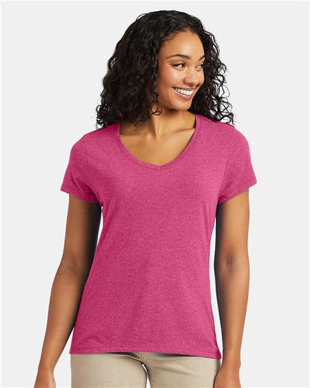 Hanes Perfect-T Women’s Triblend V-Neck T-Shirt - Hanes 42VT Hanes