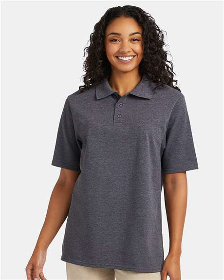 Hanes Men's Piqué Polo - Hanes 055P