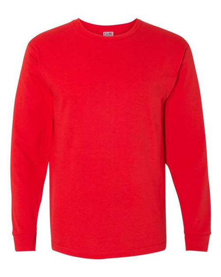 Bayside USA-Made Long Sleeve T-Shirt - Bayside 5060 Bayside Red S