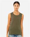 BELLA + CANVAS Women's Flowy Scoop Muscle Tank - BELLA + CANVAS 8803