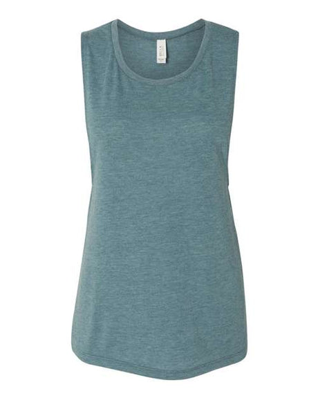 BELLA + CANVAS Women's Flowy Scoop Muscle Tank - BELLA + CANVAS 8803