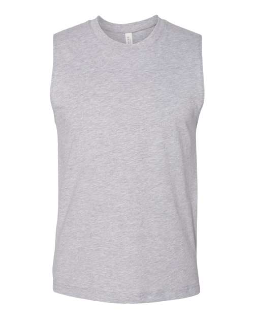 BELLA + CANVAS Jersey Muscle Tank - BELLA + CANVAS 3483 BELLA + CANVAS Athletic Heather XS