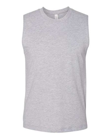 BELLA + CANVAS Jersey Muscle Tank - BELLA + CANVAS 3483 BELLA + CANVAS Athletic Heather XS