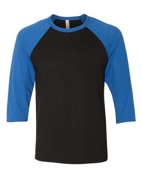 BELLA + CANVAS Unisex Three-Quarter Sleeve Baseball Tee - BELLA + CANVAS 3200
