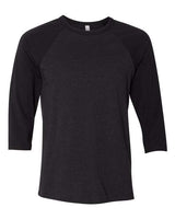 Bella + Canvas 3200 Unisex Three-Quarter Sleeve Baseball Tee