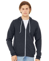 Bella + Canvas 3739 Unisex Sponge Fleece Full-Zip Hoodie Sweatshirt