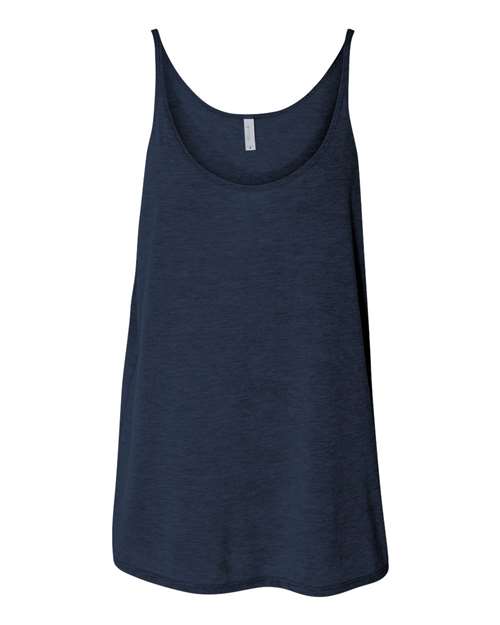 BELLA + CANVAS Women's Slouchy Tank - BELLA + CANVAS 8838 BELLA + CANVAS Heather Navy S