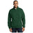 Mens 1/4-Zip Cadet Collar Sweatshirt Joe's USA Small Forest Green