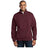 Mens 1/4-Zip Cadet Collar Sweatshirt Joe's USA Small Maroon