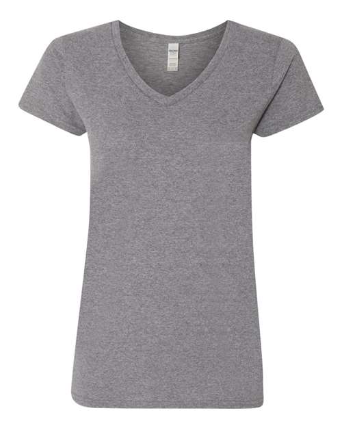 Gildan Women's Heavy Cotton™ V-Neck T-Shirt - Gildan 5V00L