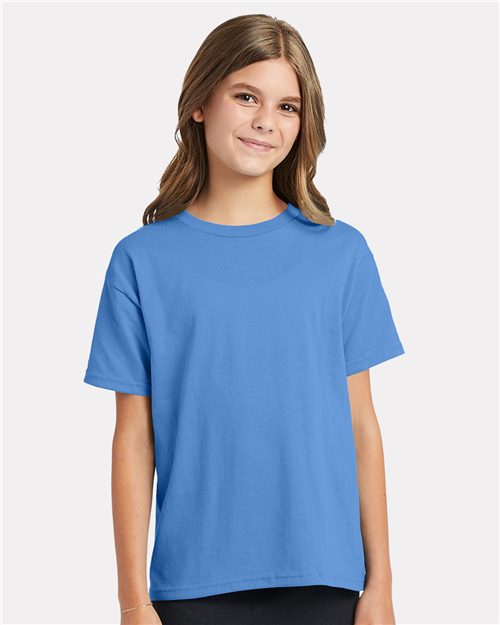 Hanes Ecosmart™ Youth T-Shirt - Ash - Hanes 5370