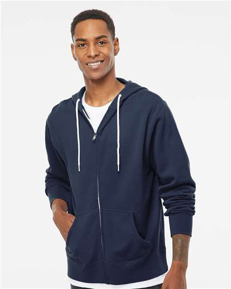 Independent Trading Co. Unisex Lightweight Full-Zip Hooded Sweatshirt - Independent Trading Co. AFX90UNZ