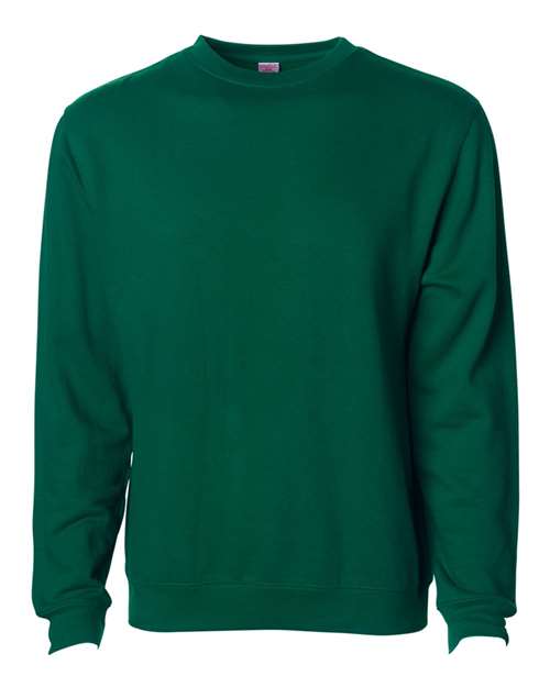 Independent Trading Co. Midweight Crewneck Sweatshirt - Dark Green - Independent Trading Co. SS3000 Independent Trading Co.