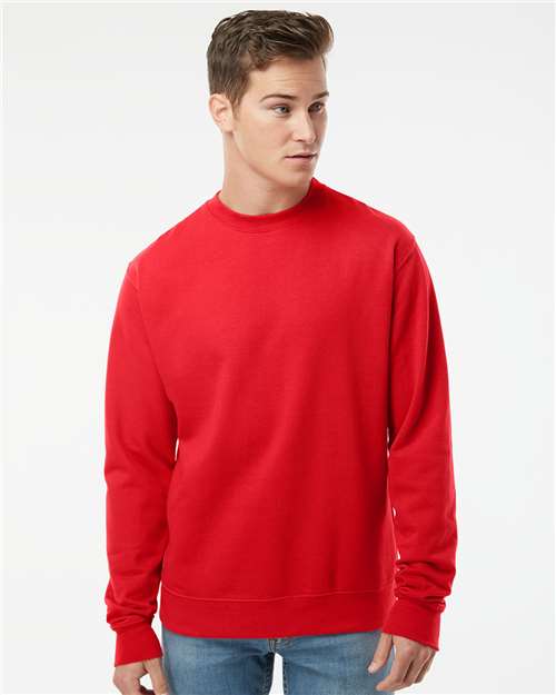 Independent Trading Co. Midweight Crewneck Sweatshirt - Red - Independent Trading Co. SS3000 Independent Trading Co.