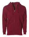Independent Trading Co. IND4000Z Unisex Heavyweight Full-Zip Hooded Sweatshirt | Wholesale Heavyweight Zip Hoodie