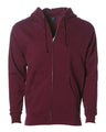 Independent Trading Co. IND4000Z Unisex Heavyweight Full-Zip Hooded Sweatshirt | Wholesale Heavyweight Zip Hoodie