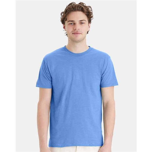 Hanes Perfect-T T-Shirt - Carolina Blue - Hanes 4980 Hanes Carolina Blue S