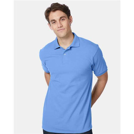 Hanes Ecosmart® Jersey Polo - Carolina Blue - Hanes 054X Hanes