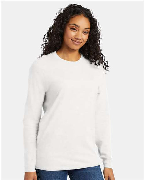 Hanes Unisex Perfect-T Long Sleeve T-Shirt - Hanes 498L